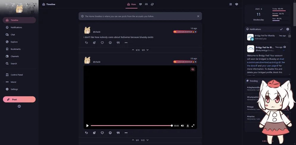 Posted media